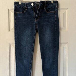 American Eagle Jegging, blue, size 6 extra long, great condition